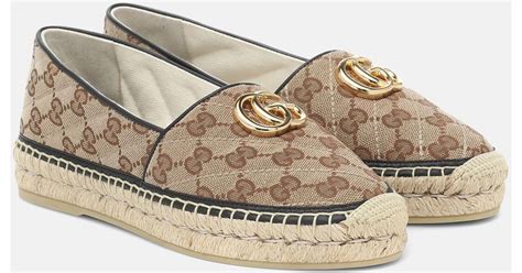 gucci espadrilles brown|gucci espadrilles for sale.